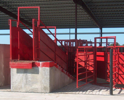 16' Permanent Concrete Loading Chute